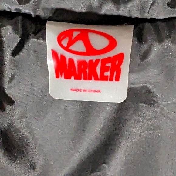 Marker Black Quilted Puffer Zip Up Women's Ski Jacket Size Large - Picture 7 of 10